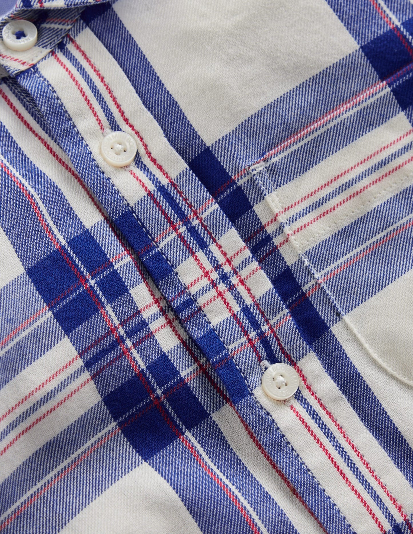 Cosy Cotton Check Shirt-Papyrus and Surf The Web Check
