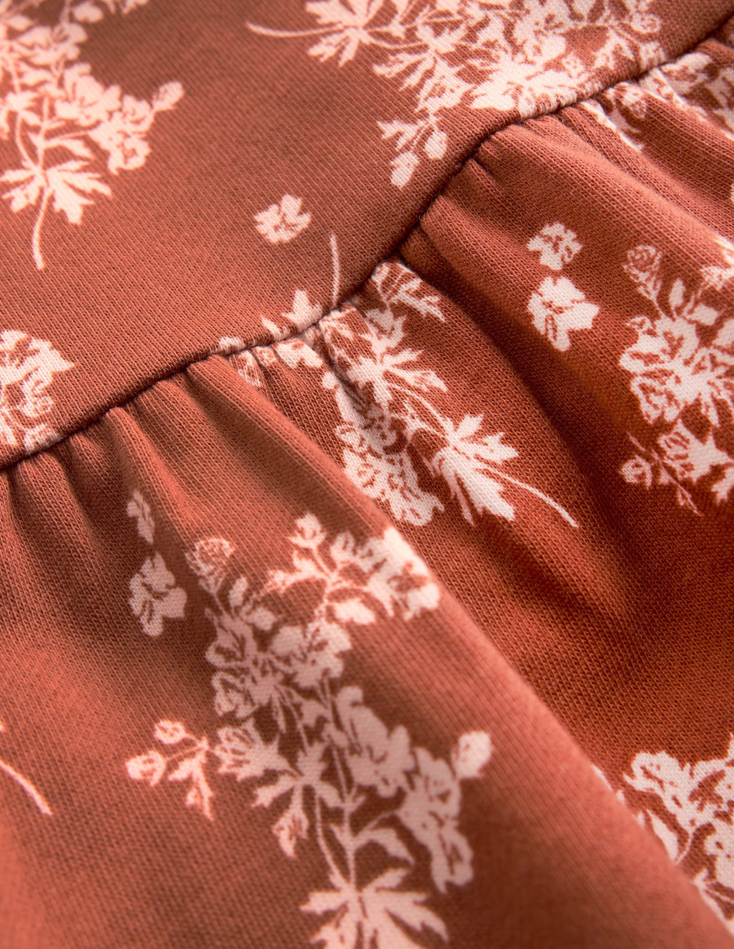 Minna Sweatshirt Dress-Brown Floral