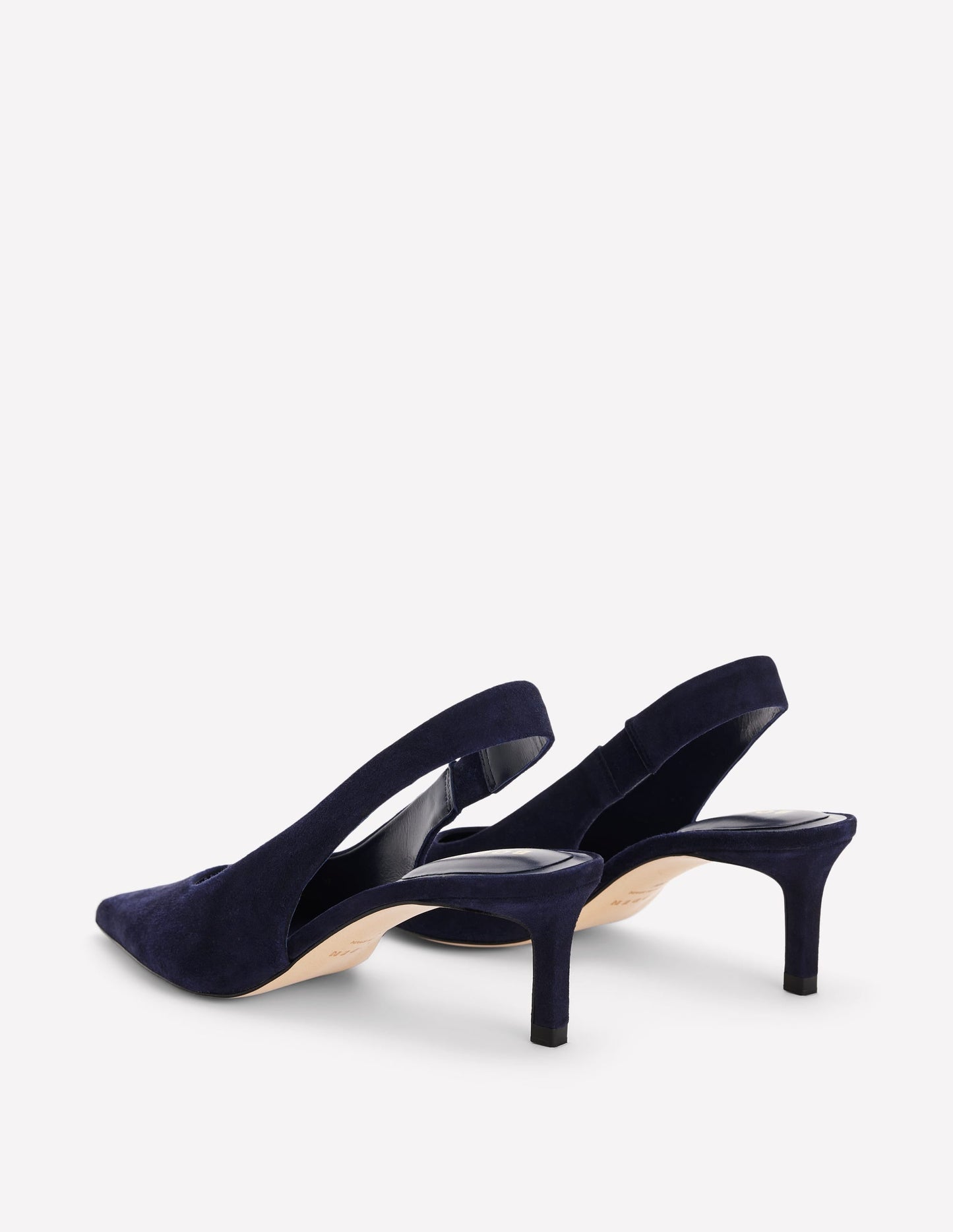 Hope Slingback Heels-Dark Navy