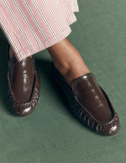 Dinah Everyday Flexi Loafers-Chocolate