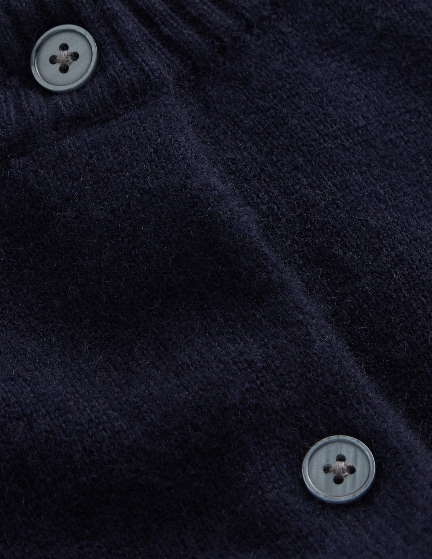Elsie Cashmere Crew Cardigan-Navy