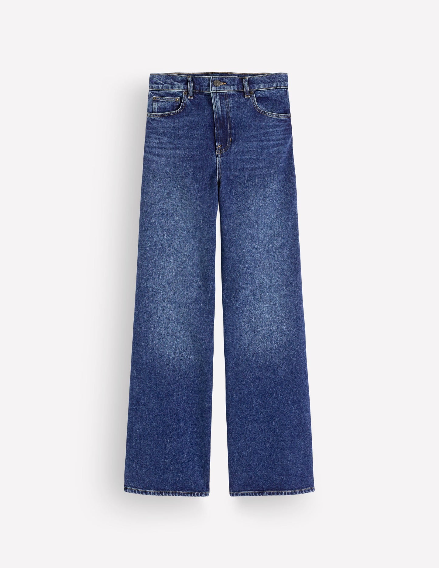 High Rise Wide Leg Jeans-Mid Vintage