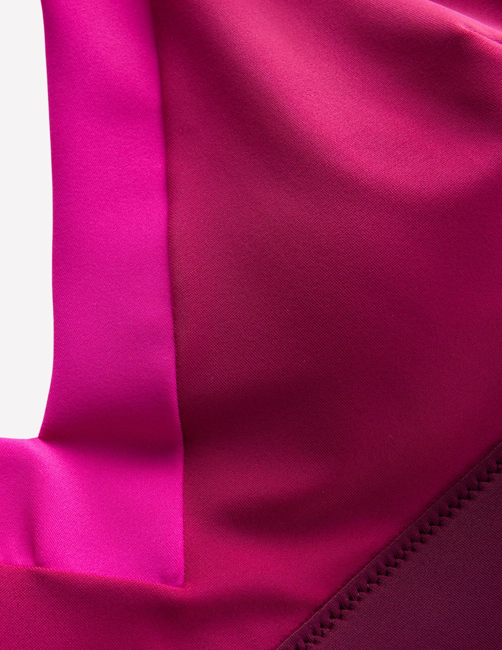 Campania Cross-back Bikini Top-Fuchsia, Chocberry
