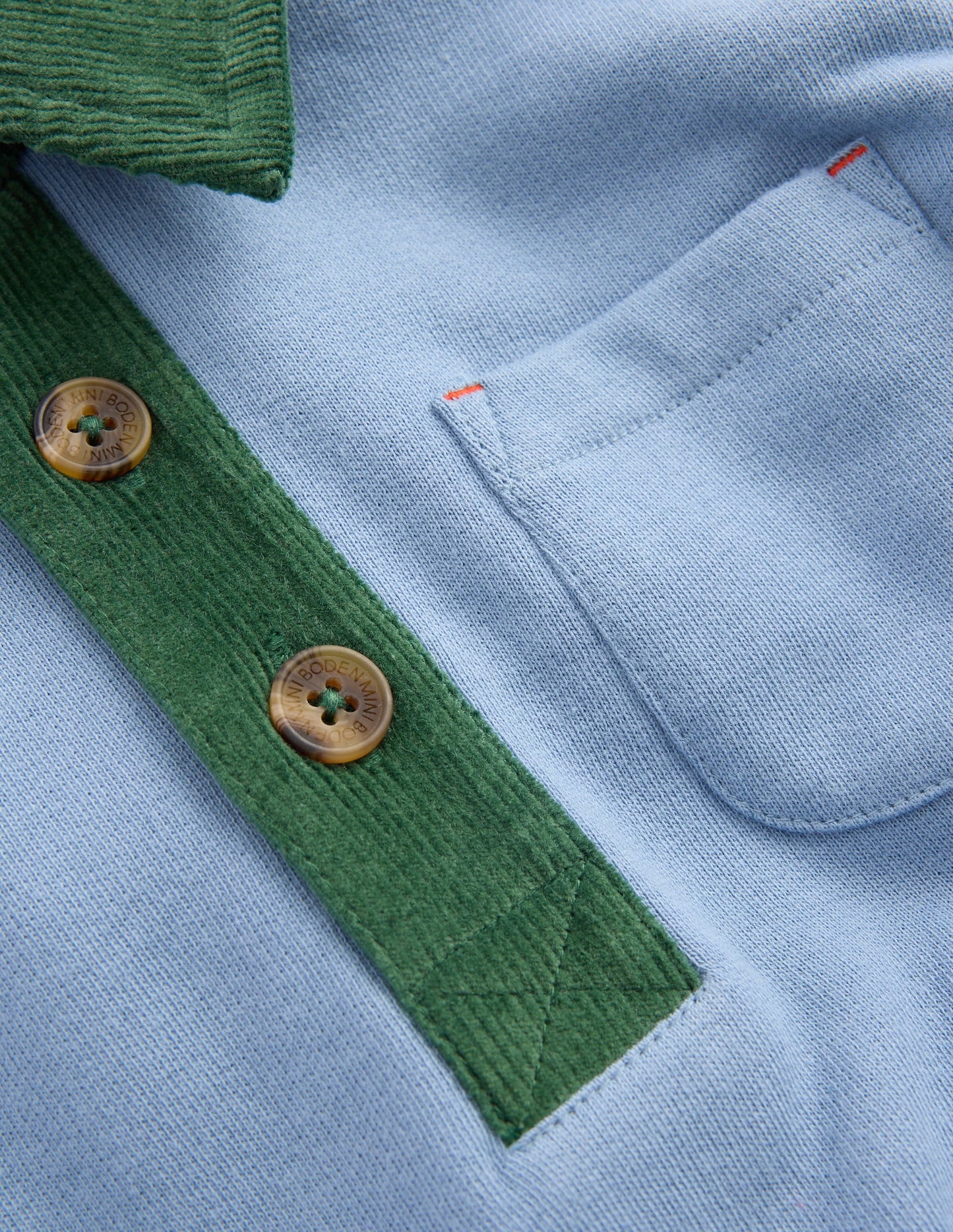Smart Collared Sweatshirt-French Blue