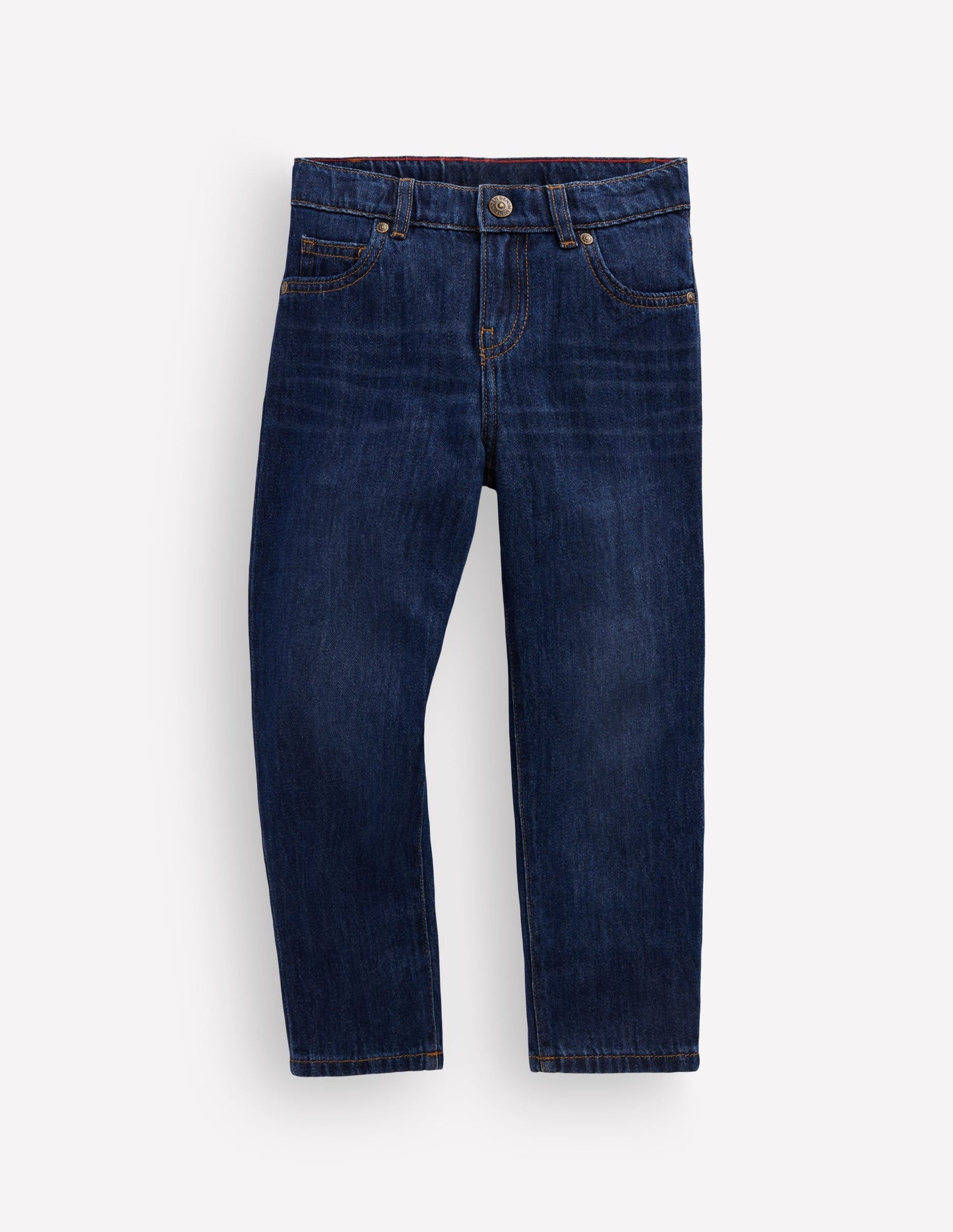 Regular Straight Jeans-Dark Wash
