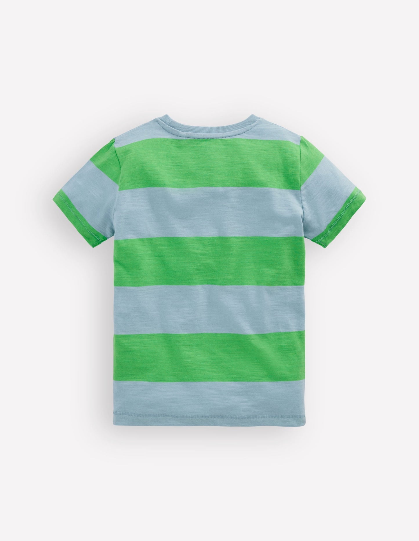 Everyday Short Sleeve T-Shirt-Parakeet Green/Vintage Blue