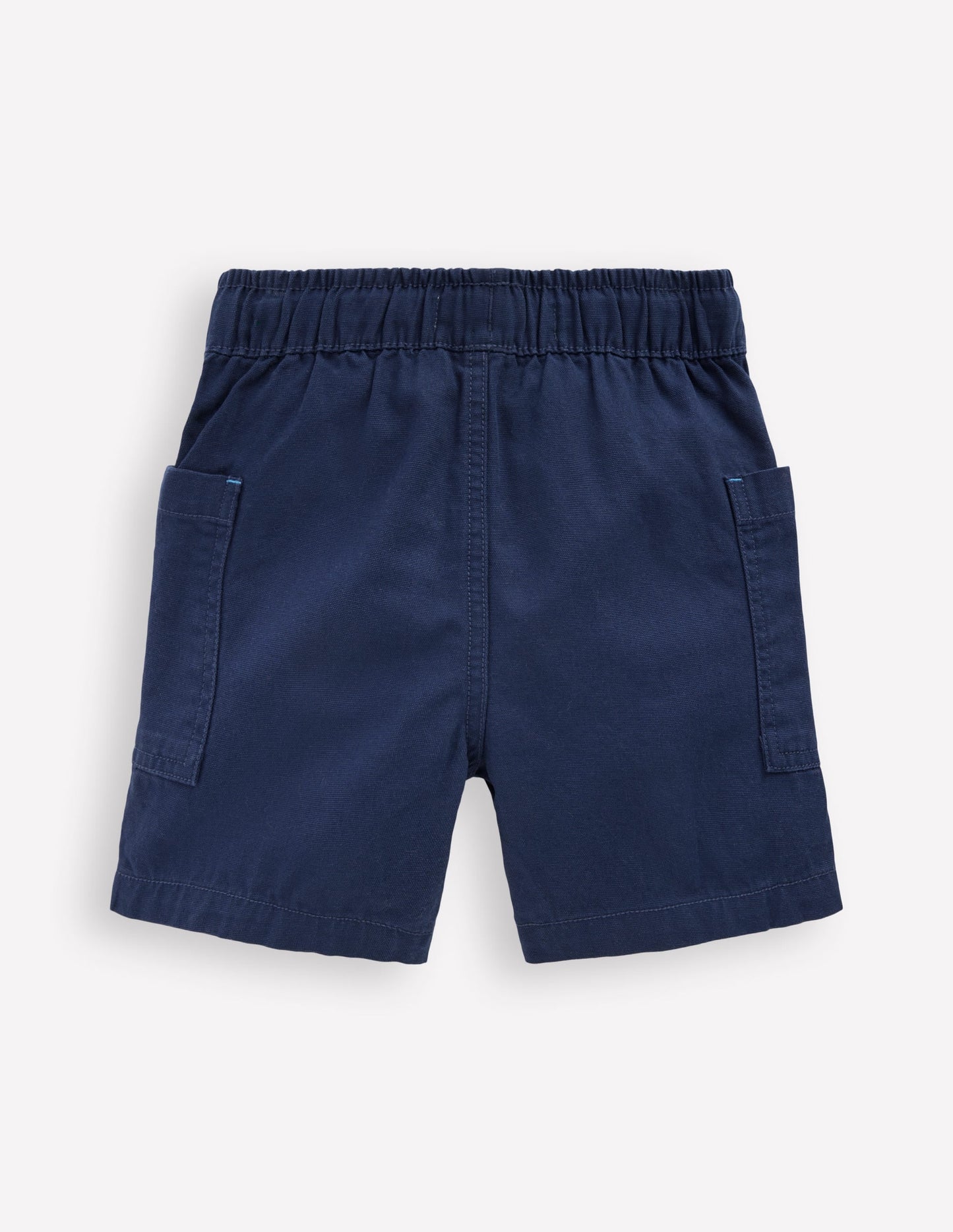 Cotton Pocket Shorts-Medieval Blue