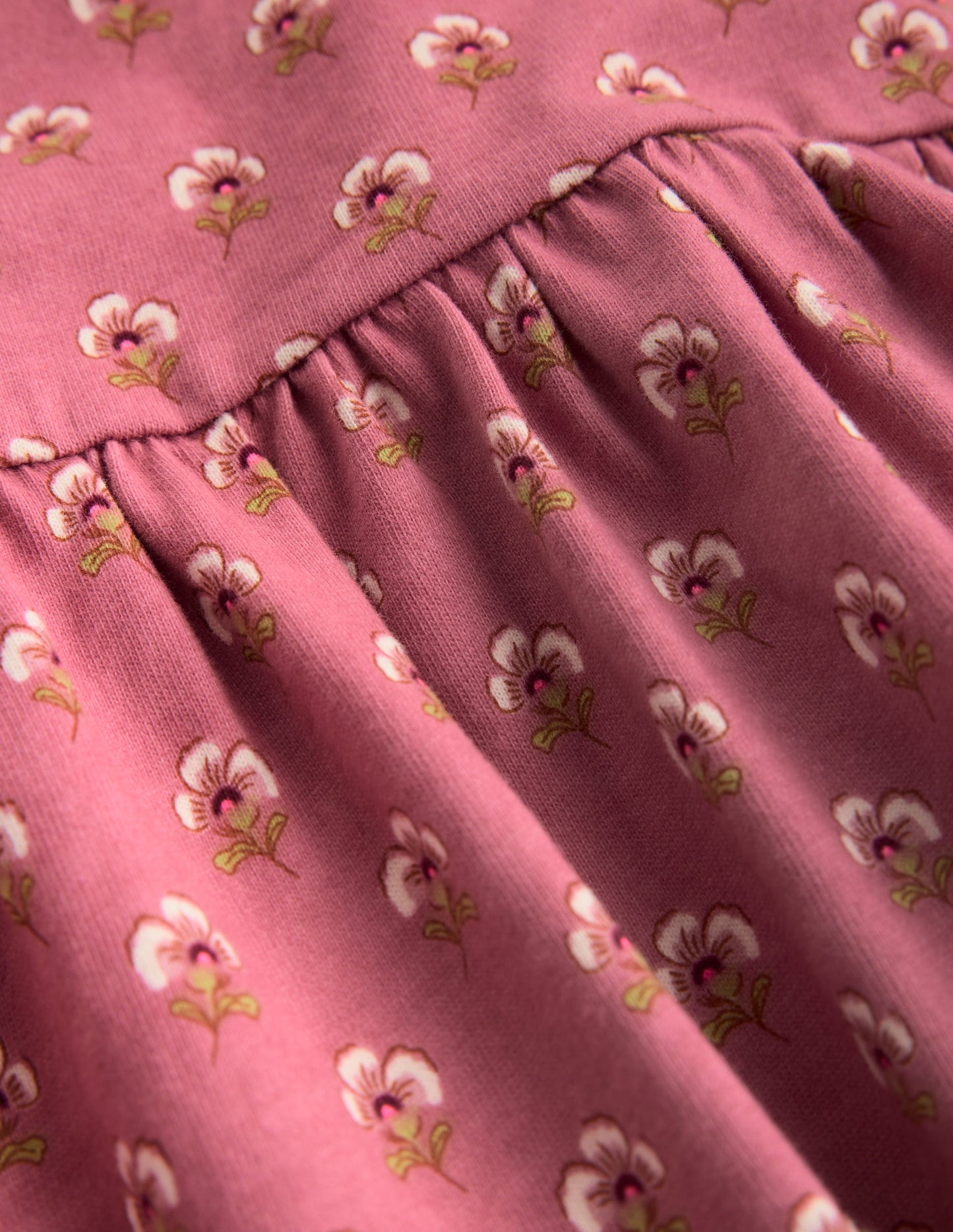 Ariel Twirly Jersey Dress-Pink Floral