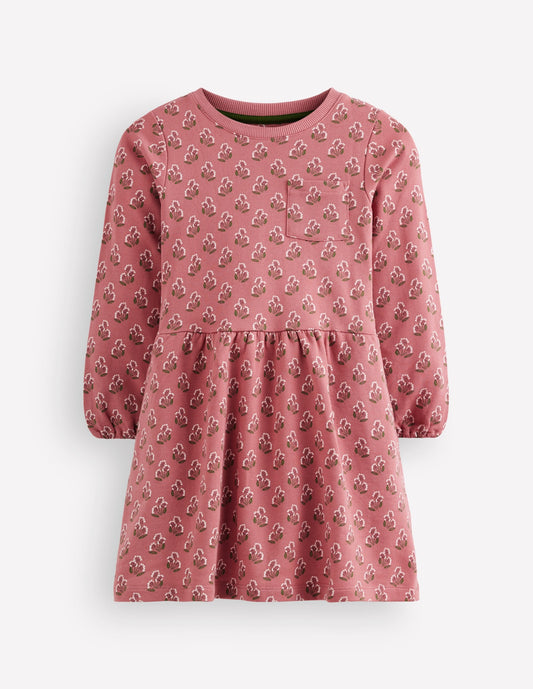 Minna Sweatshirt Dress-Pink Floral