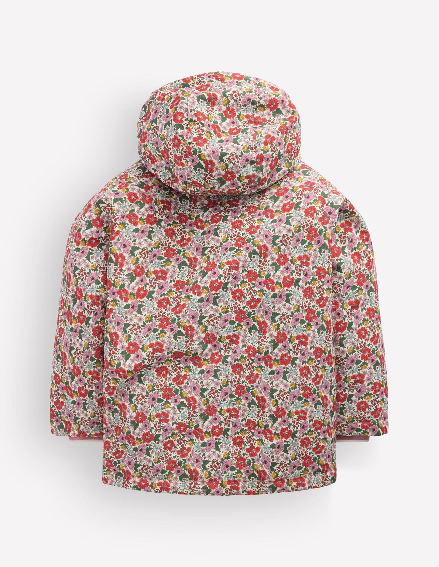 Sherpa Lined Anorak-Soft Cream Garden Flowerbed