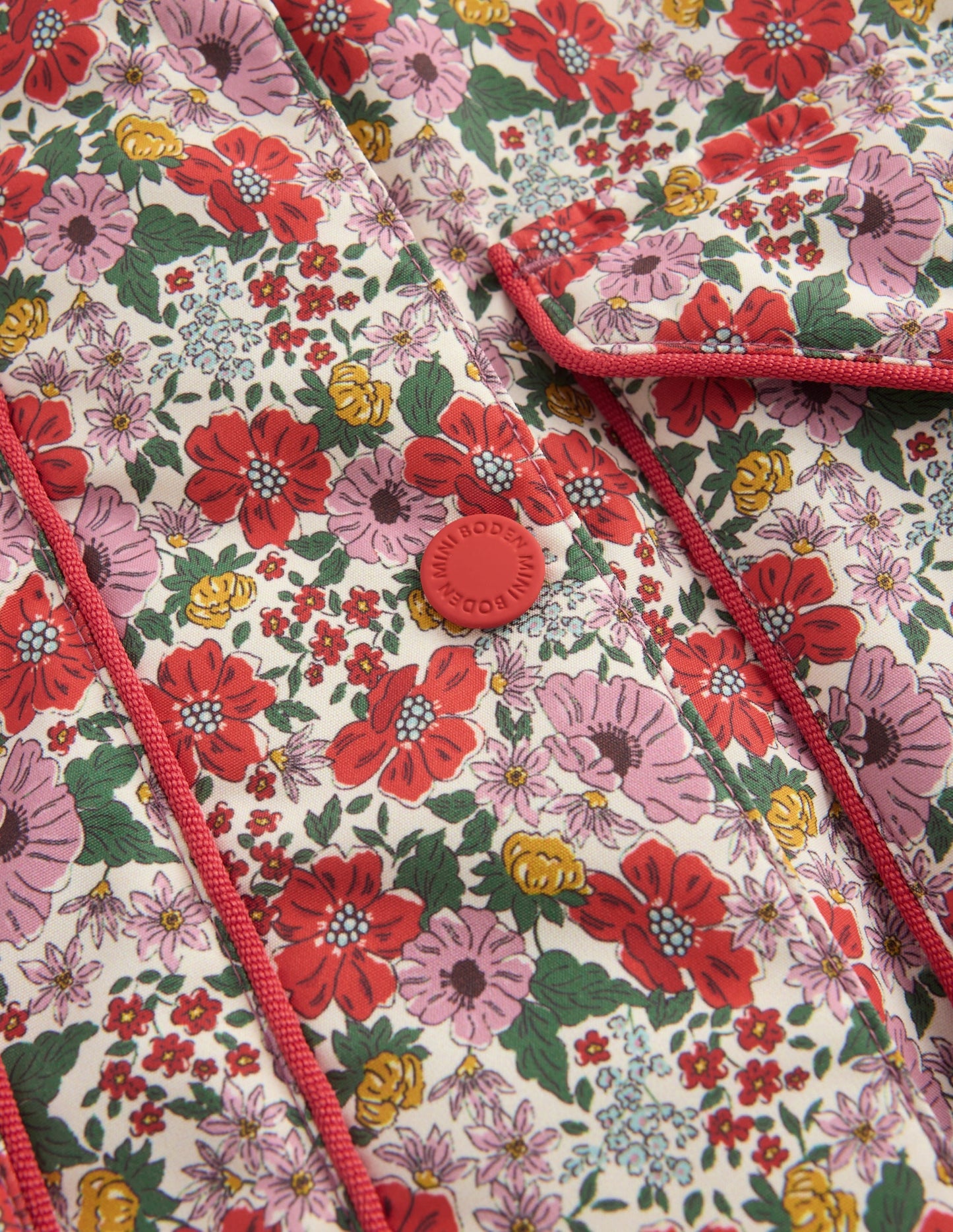 Sherpa Lined Anorak-Soft Cream Garden Flowerbed