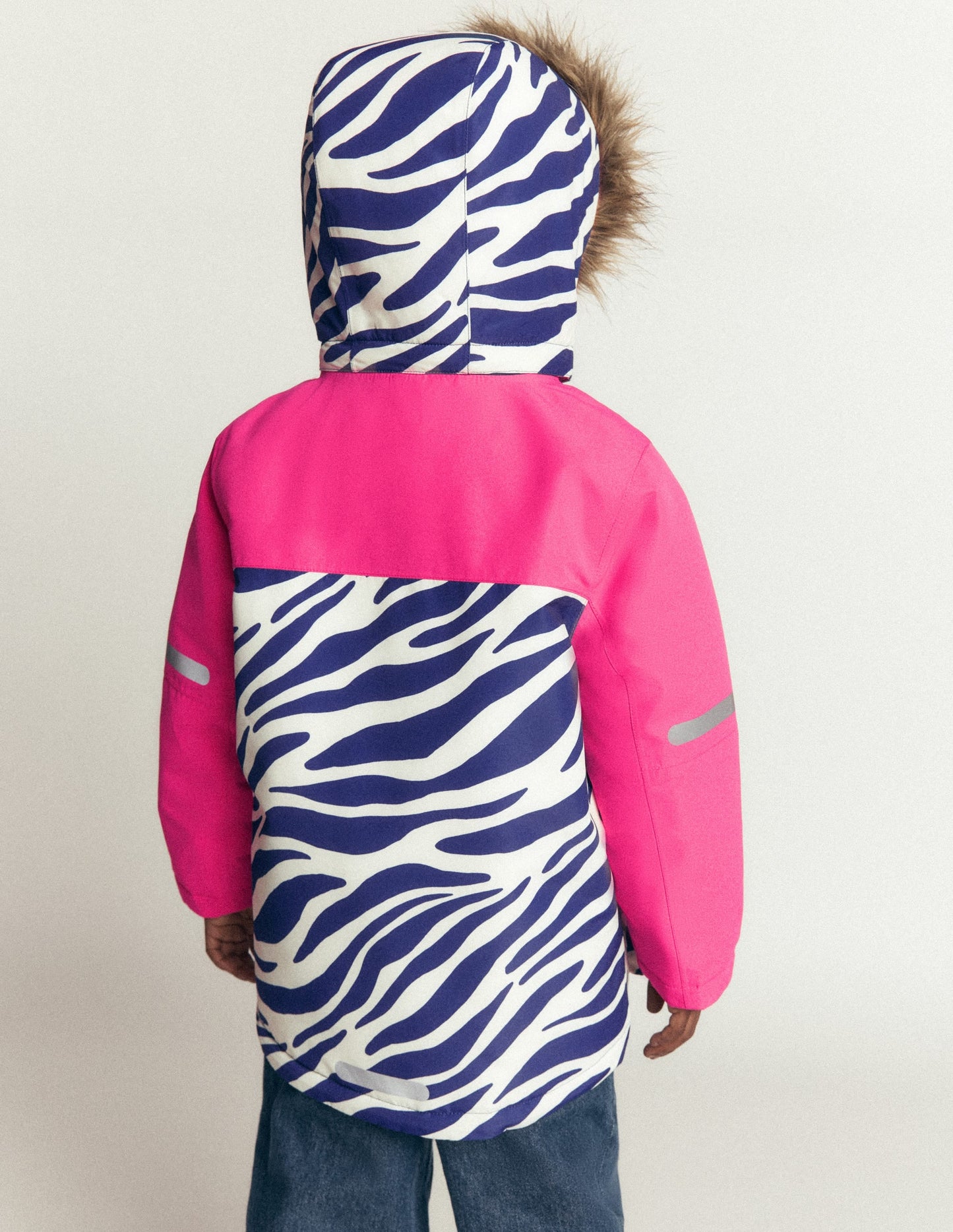 All-Weather Waterproof Coat-Zebra