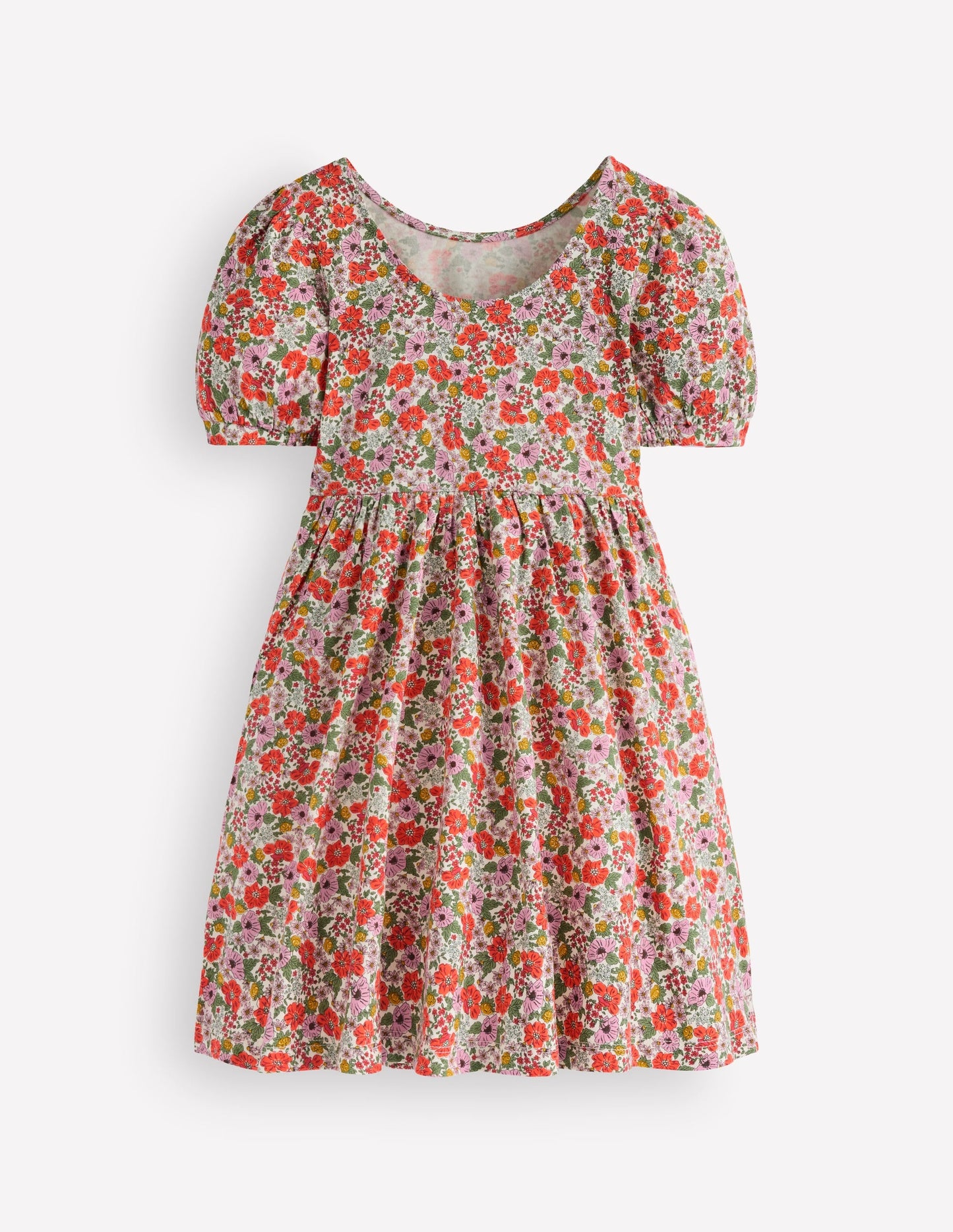 Ballerina Jersey Dress-Multi Floral