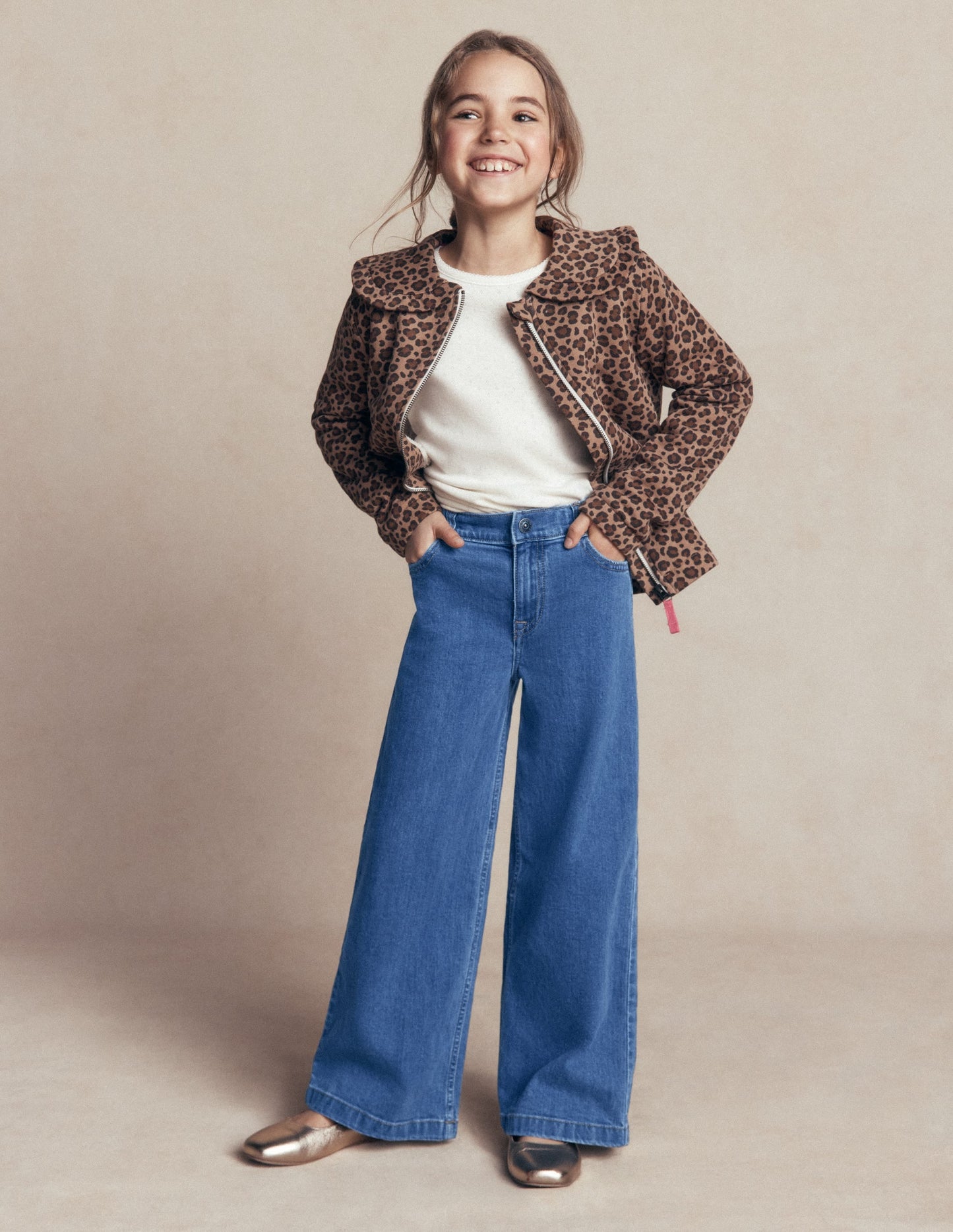 Wide Leg Jeans-Mid Vintage Denim