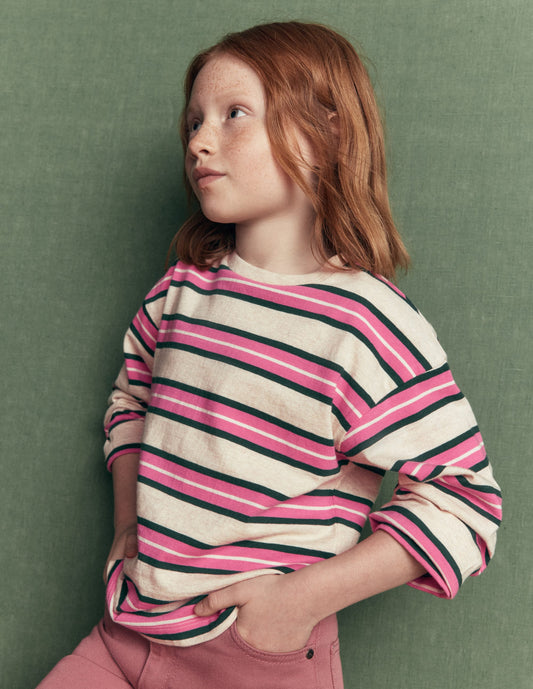 Stripe Breton-Pink Stripe