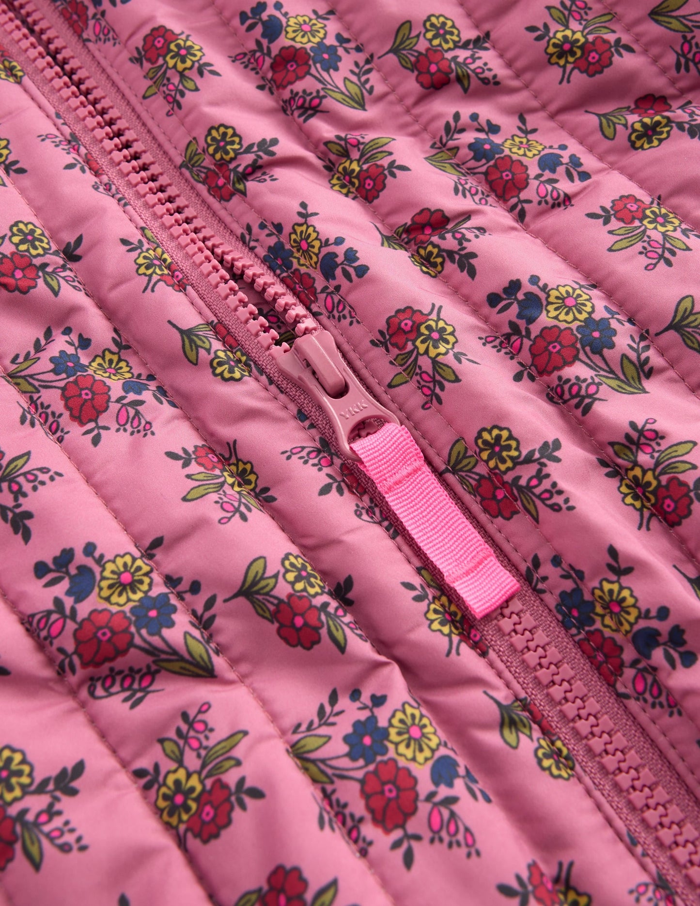 Quilted Bomber Jacket-Vintage Rose Sprouting Garden