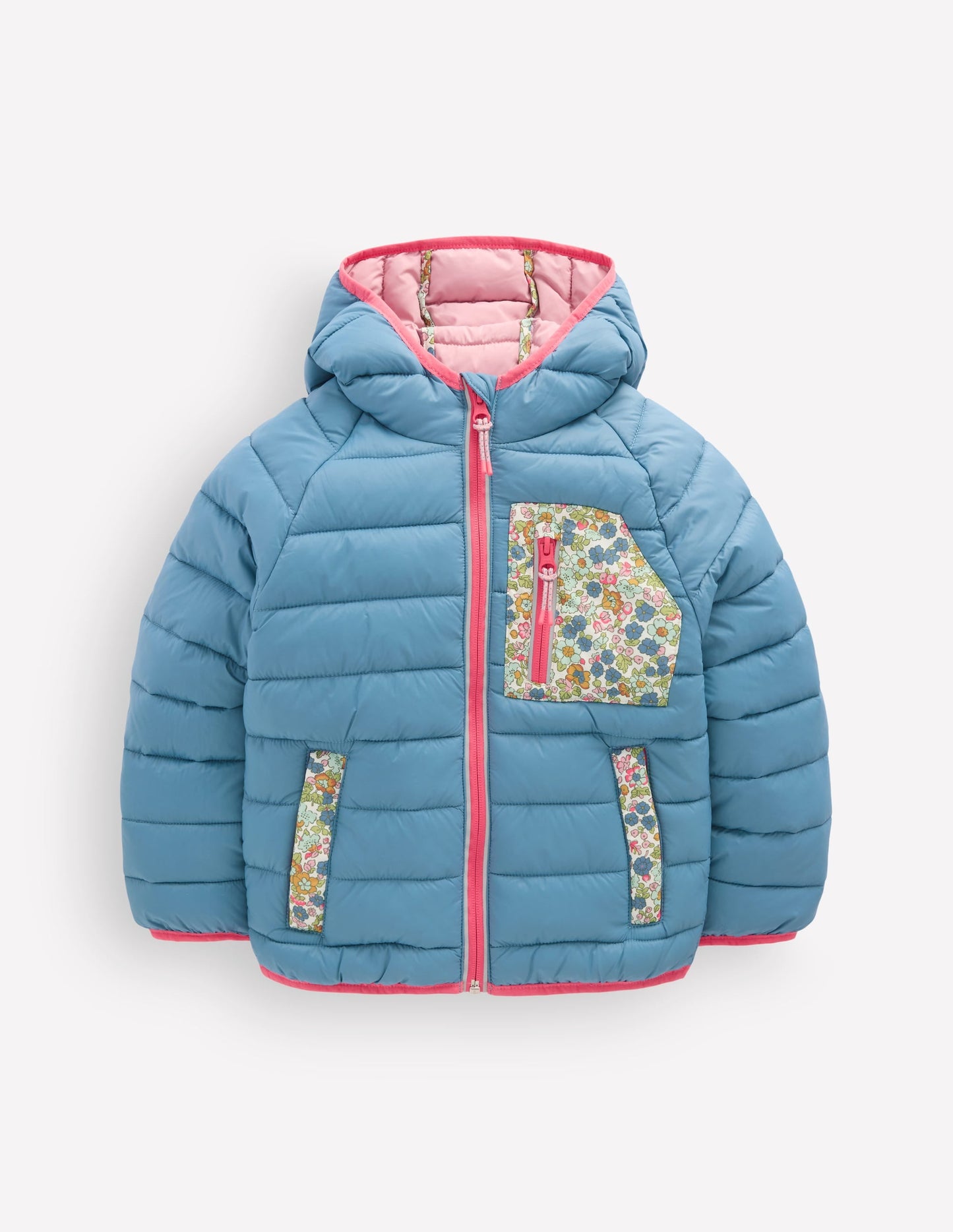 Pack-away Padded Jacket-Blue