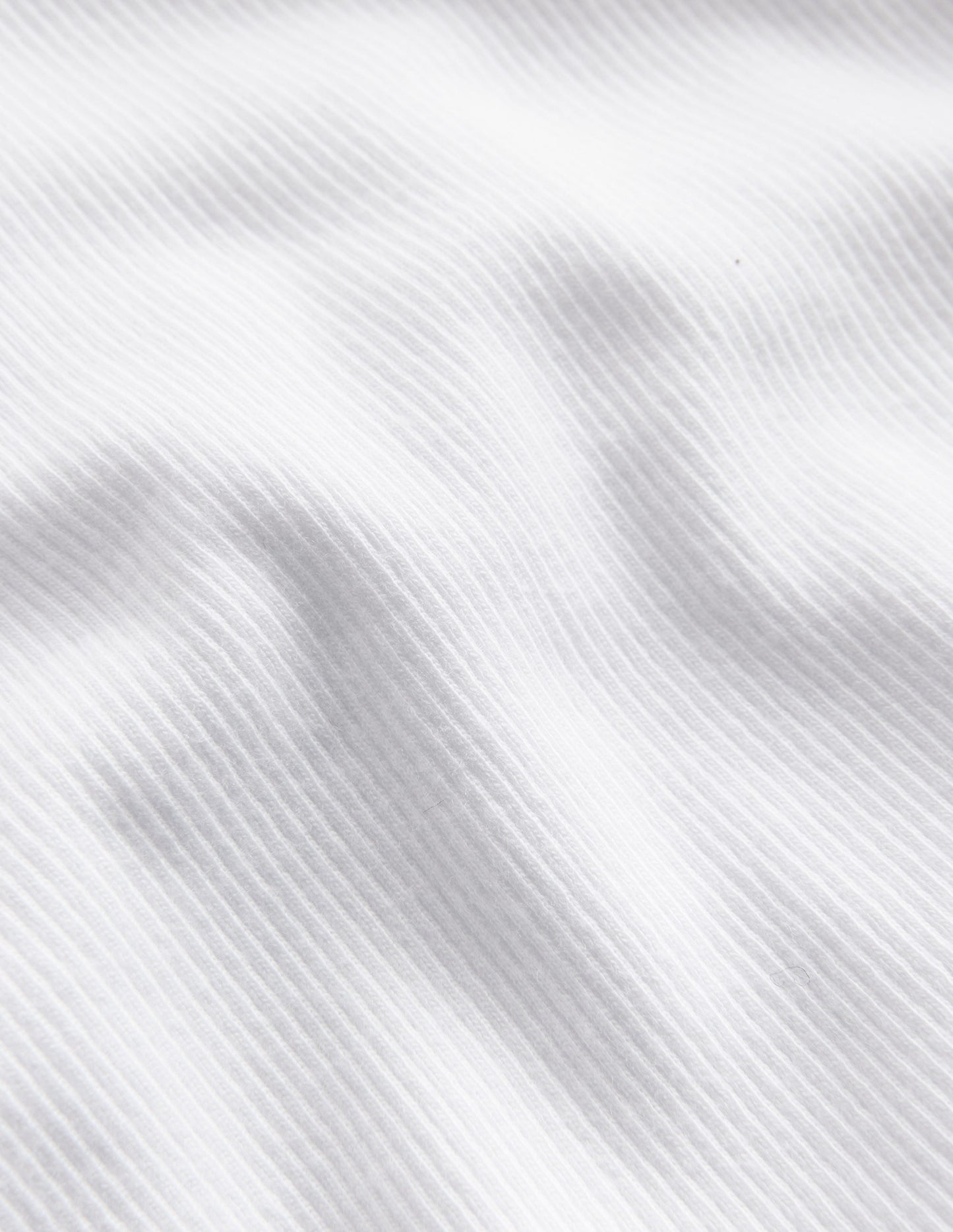 Short Sleeve Ribbed T-shirt-White