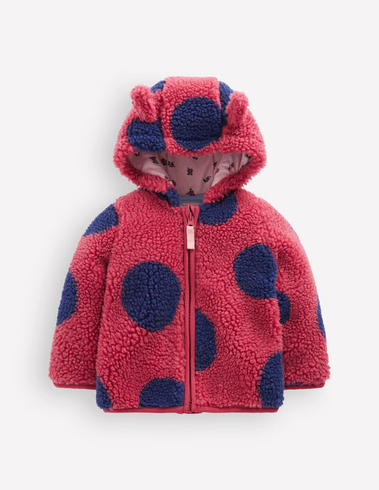 Novelty Cosy Borg Jacket-Ladybird