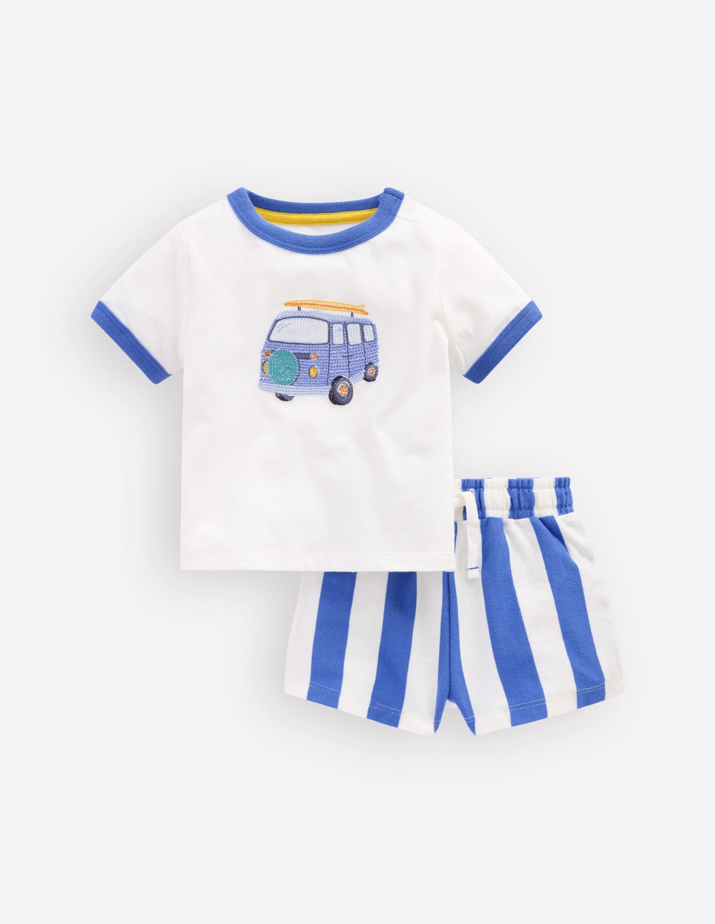 Logo Jersey Play Set-Blue Camper Van Stripe