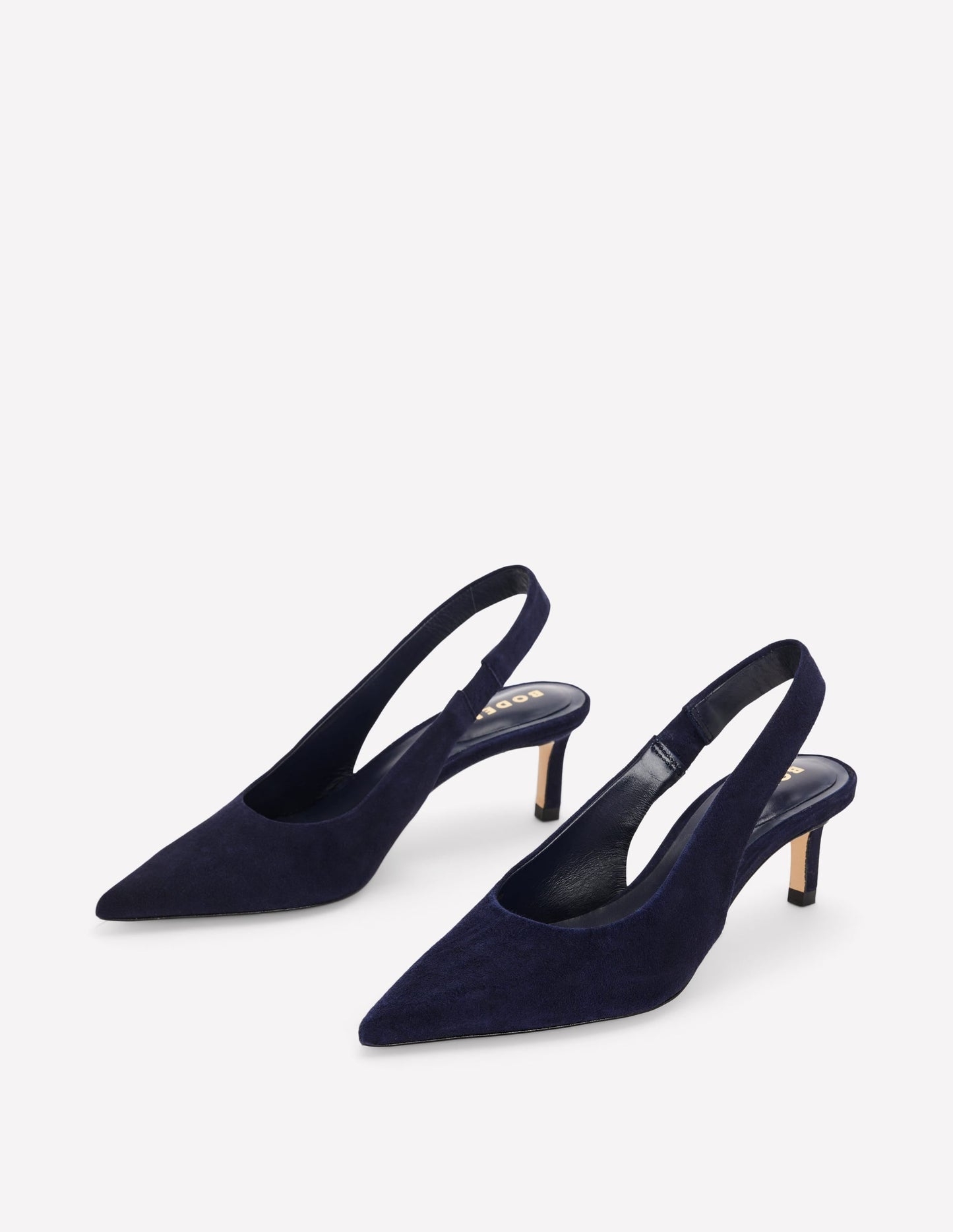 Hope Slingback Heels-Dark Navy