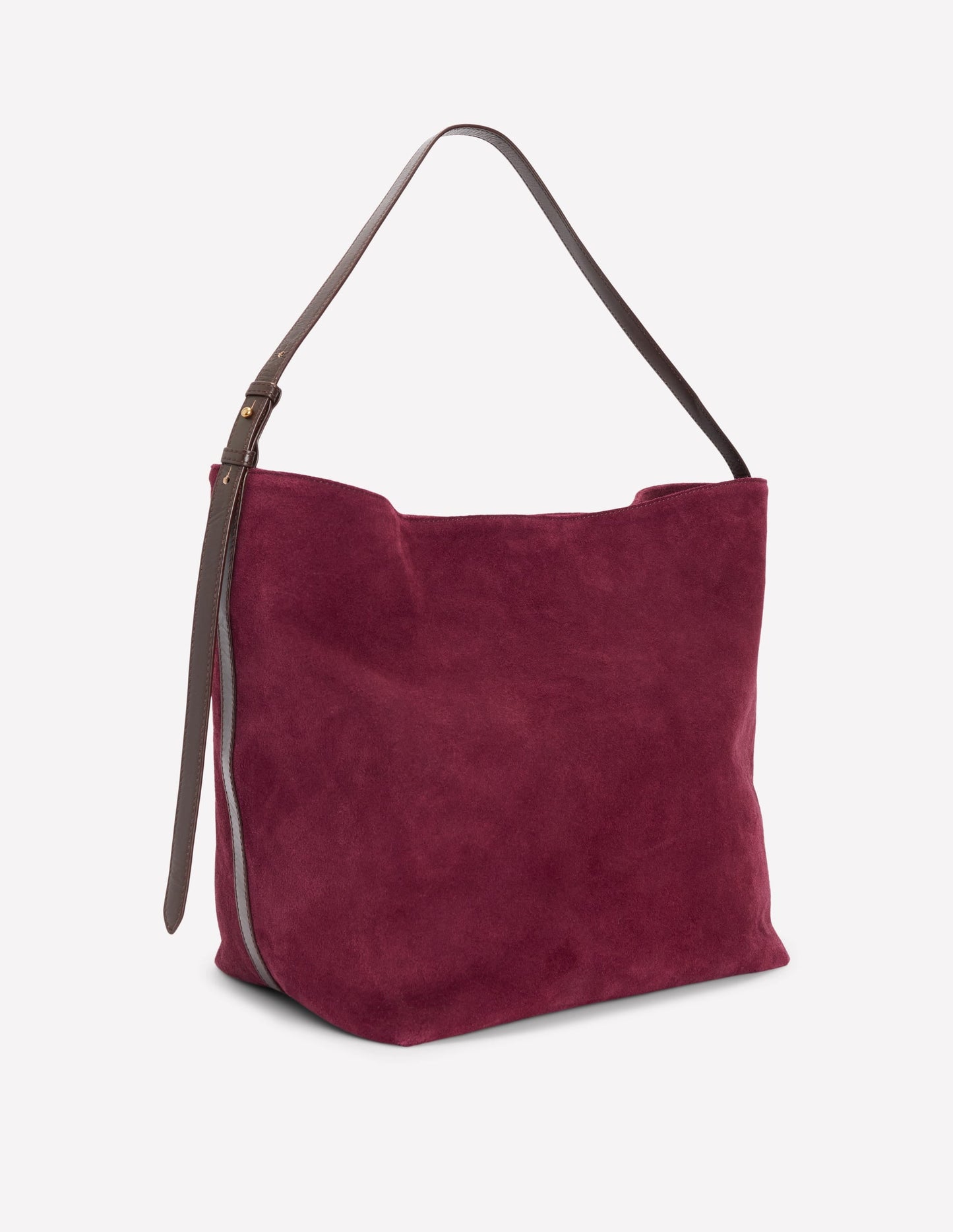 Allegra Medium Slouchy Tote-Burgundy