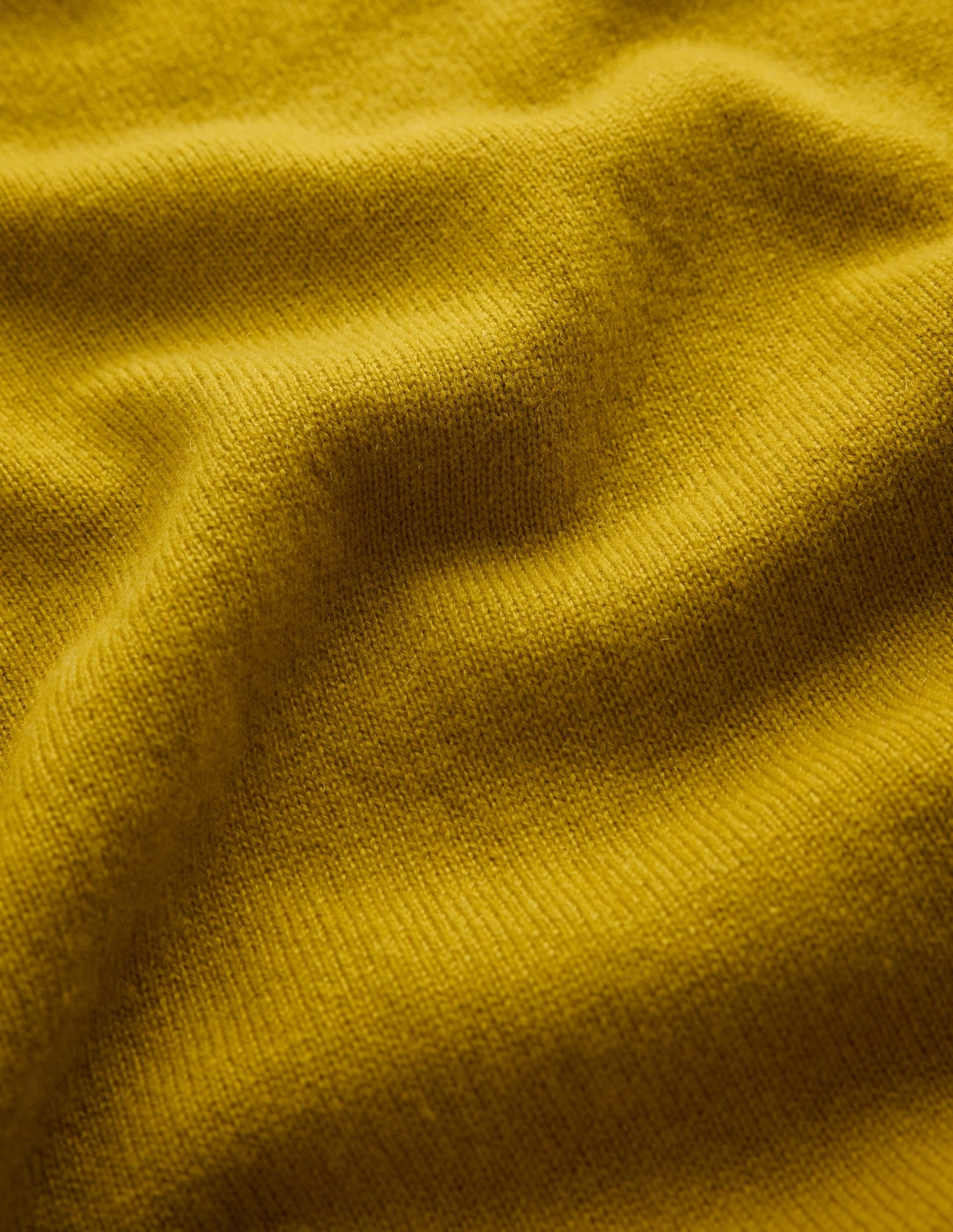 Elsie Cashmere Crew Jumper-Spiced Yellow