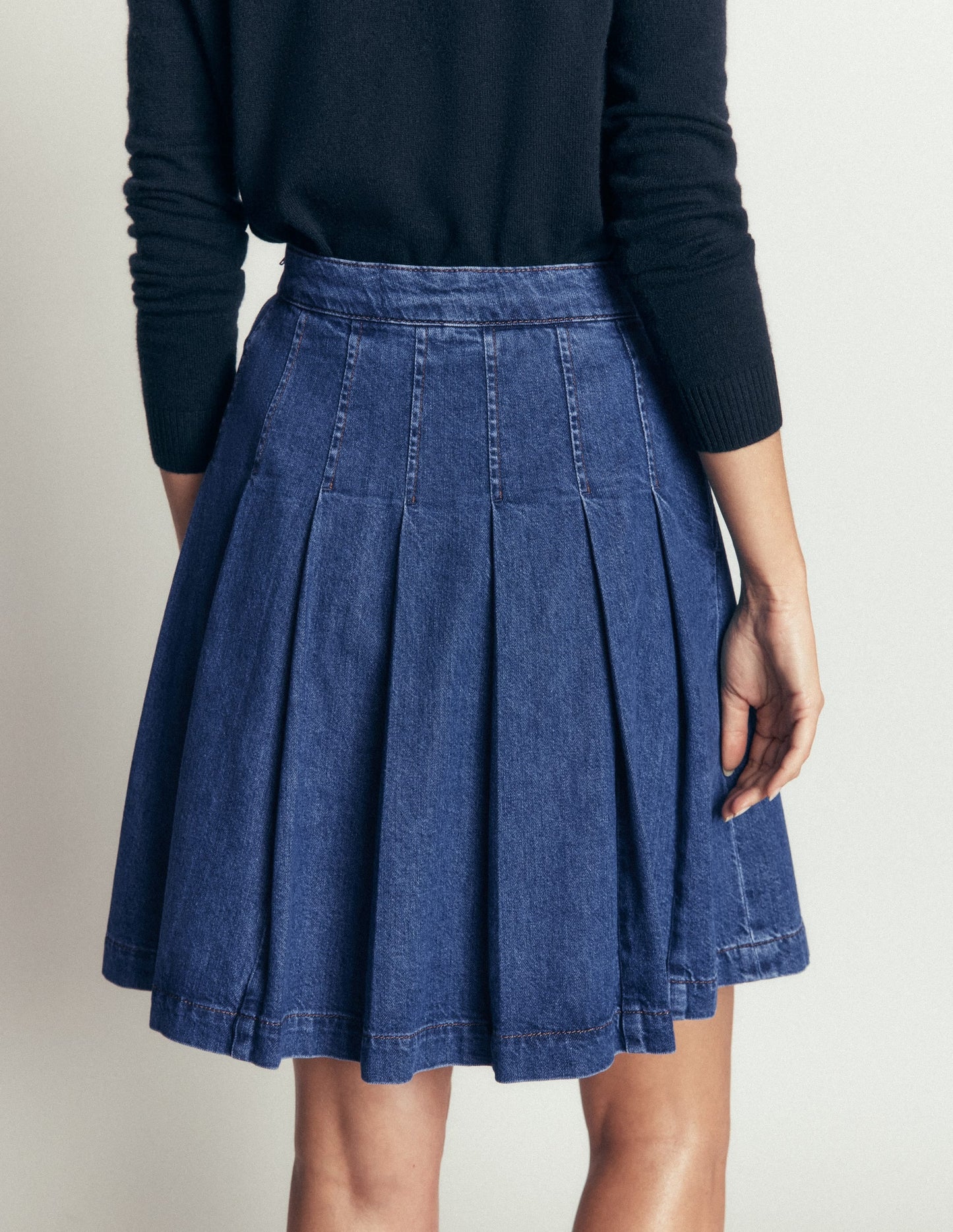 Aya Denim Skirt-Mid Vintage