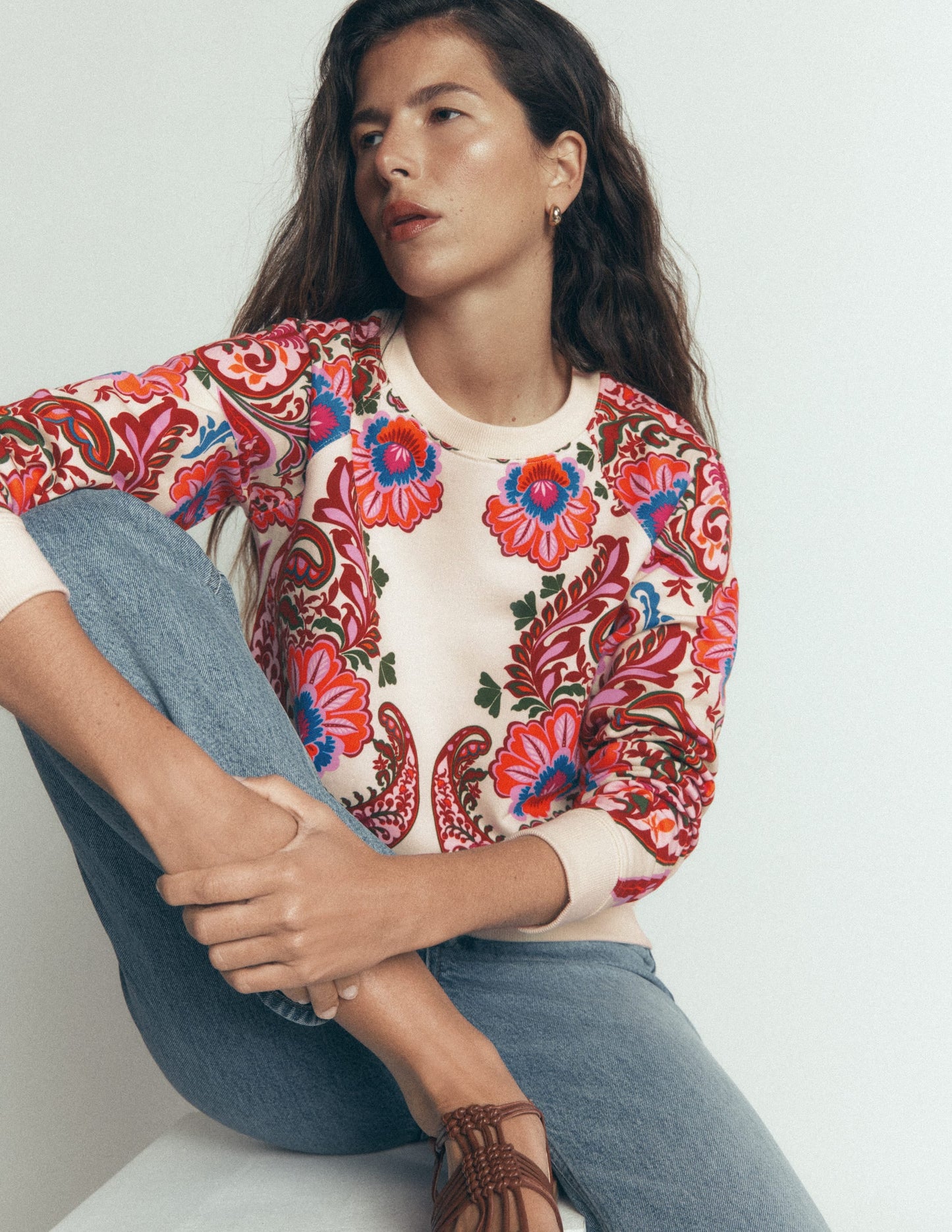 Rosa Printed Sweatshirt-Bohemia Dream