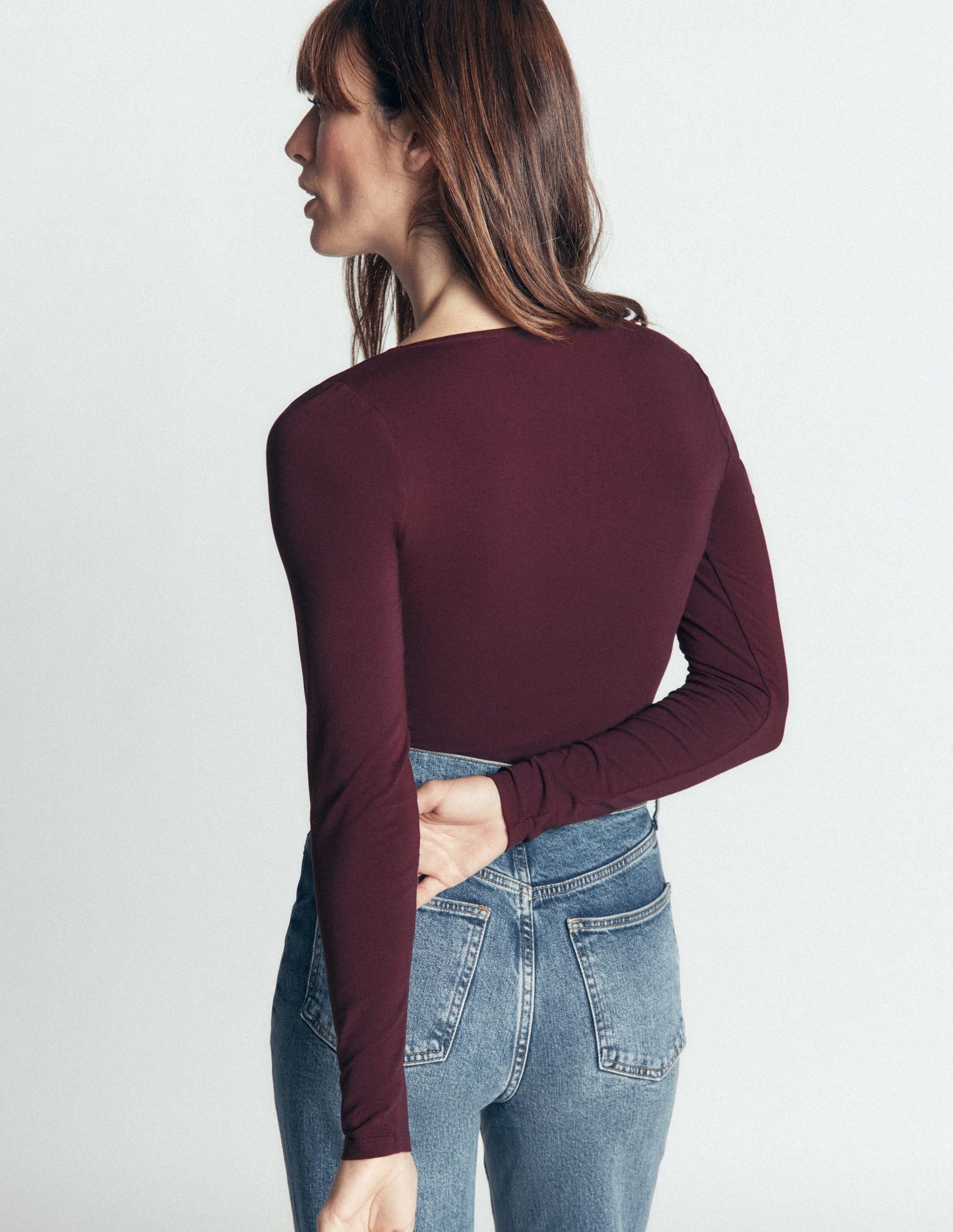 Double Layer Square Neck Top-Winetasting