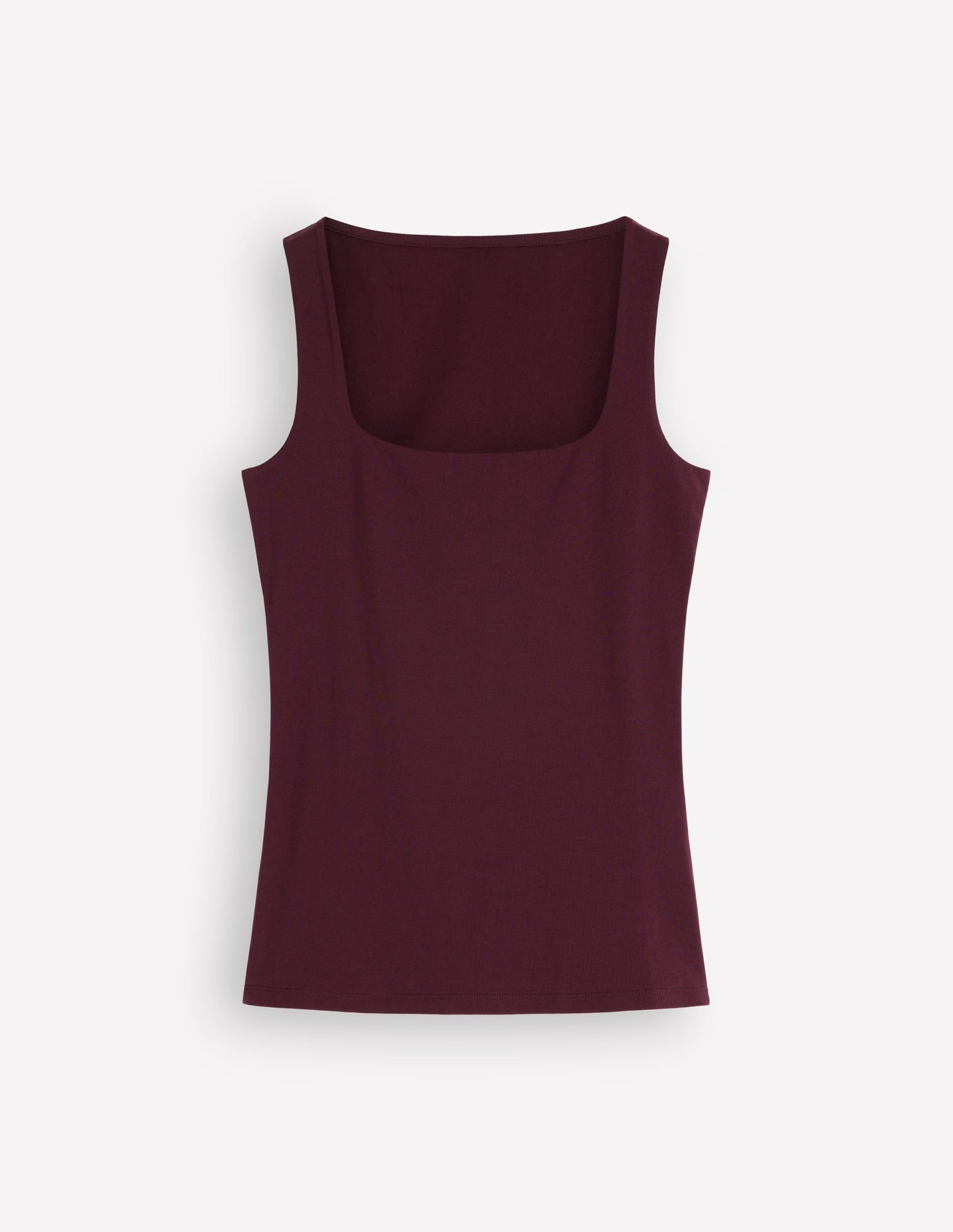 Brooke Double Layer Vest-Dark Cherry