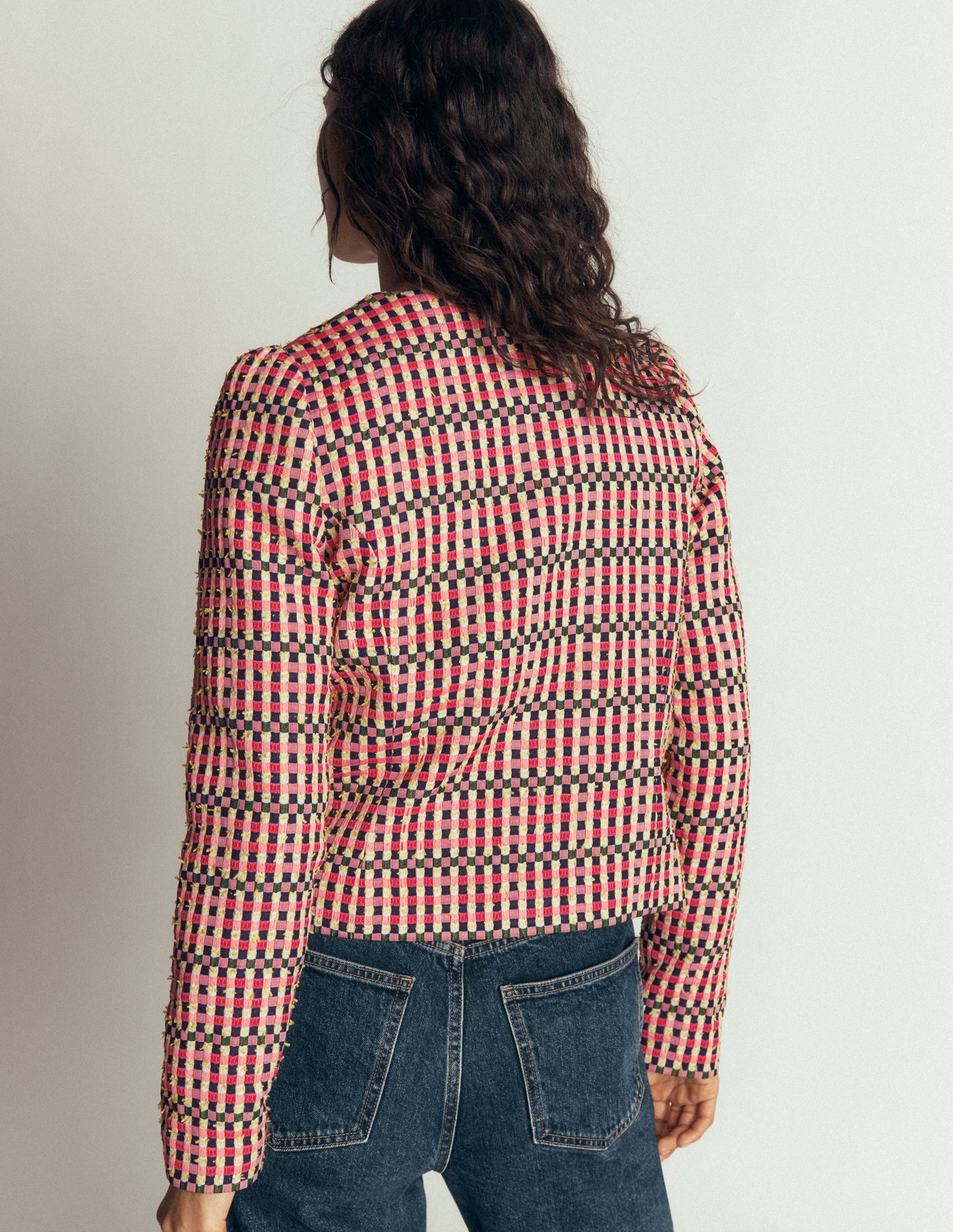Salisbury Puff Sleeve Jacket-Multi