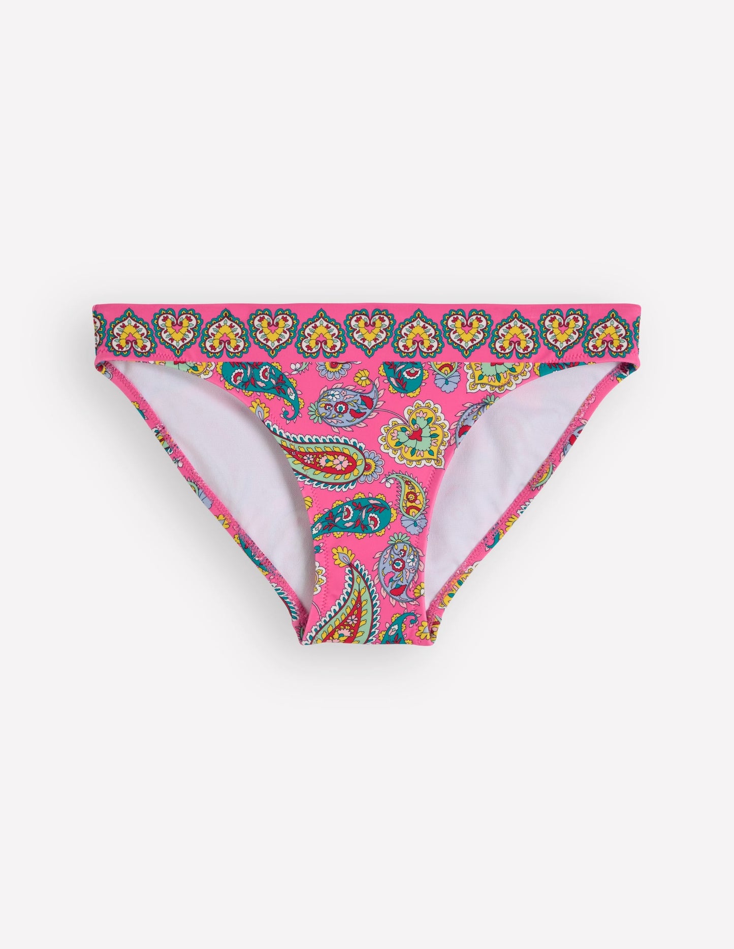 Classic Bikini Bottoms-Pink Paisley