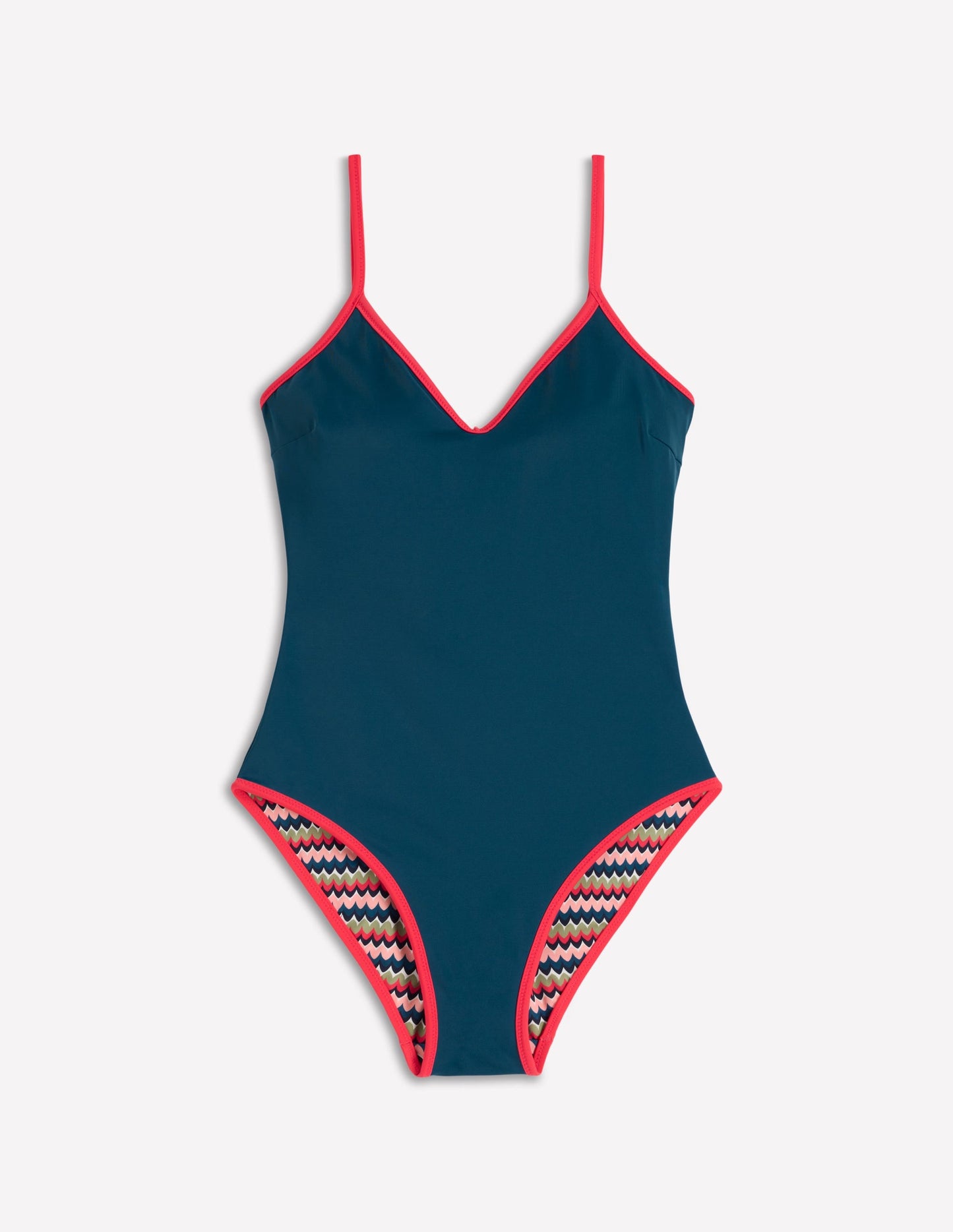 Symi Reversible Swimsuit-Multi, Zigzag Ripple