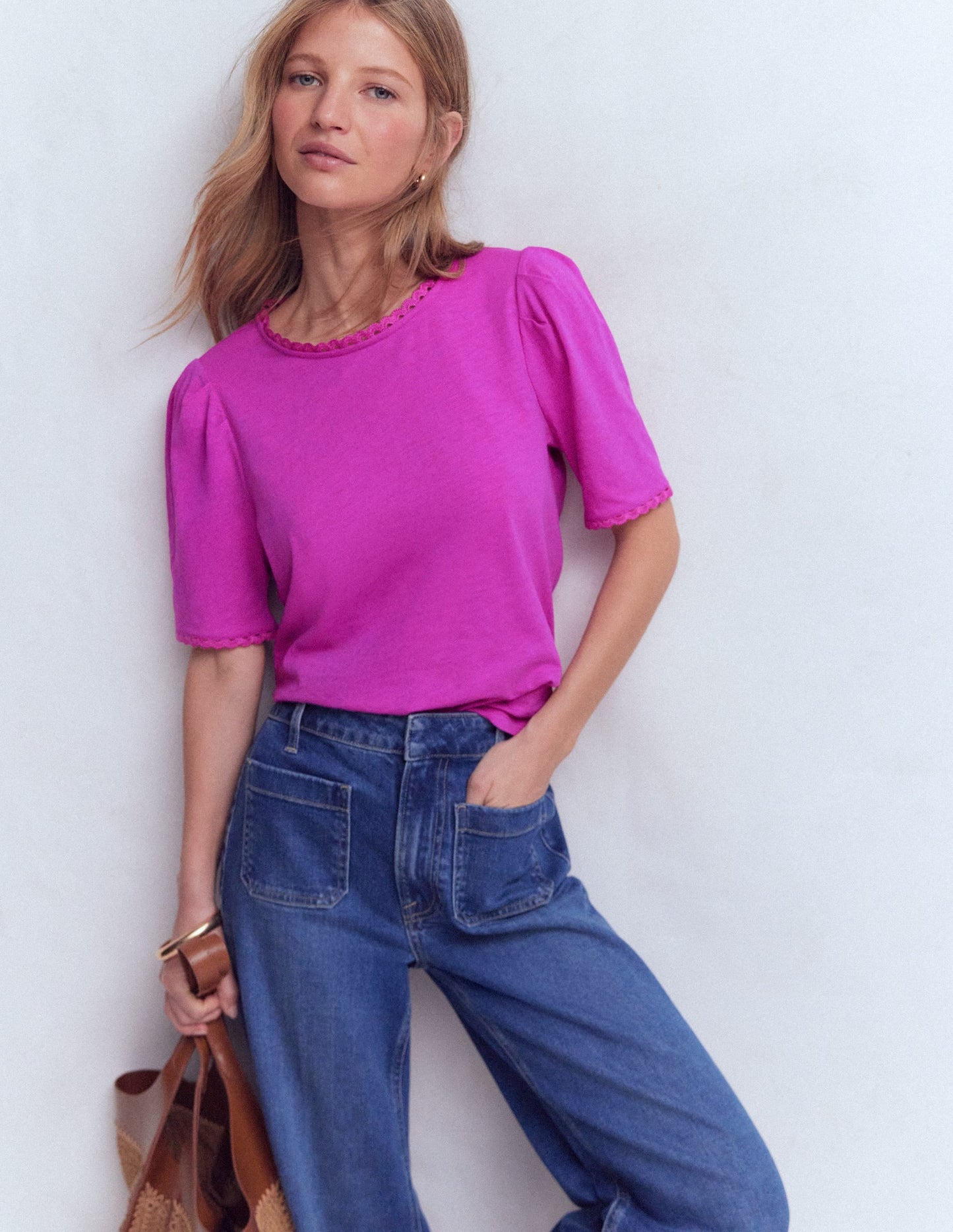 Ali Trim T-shirt-Passion Flower
