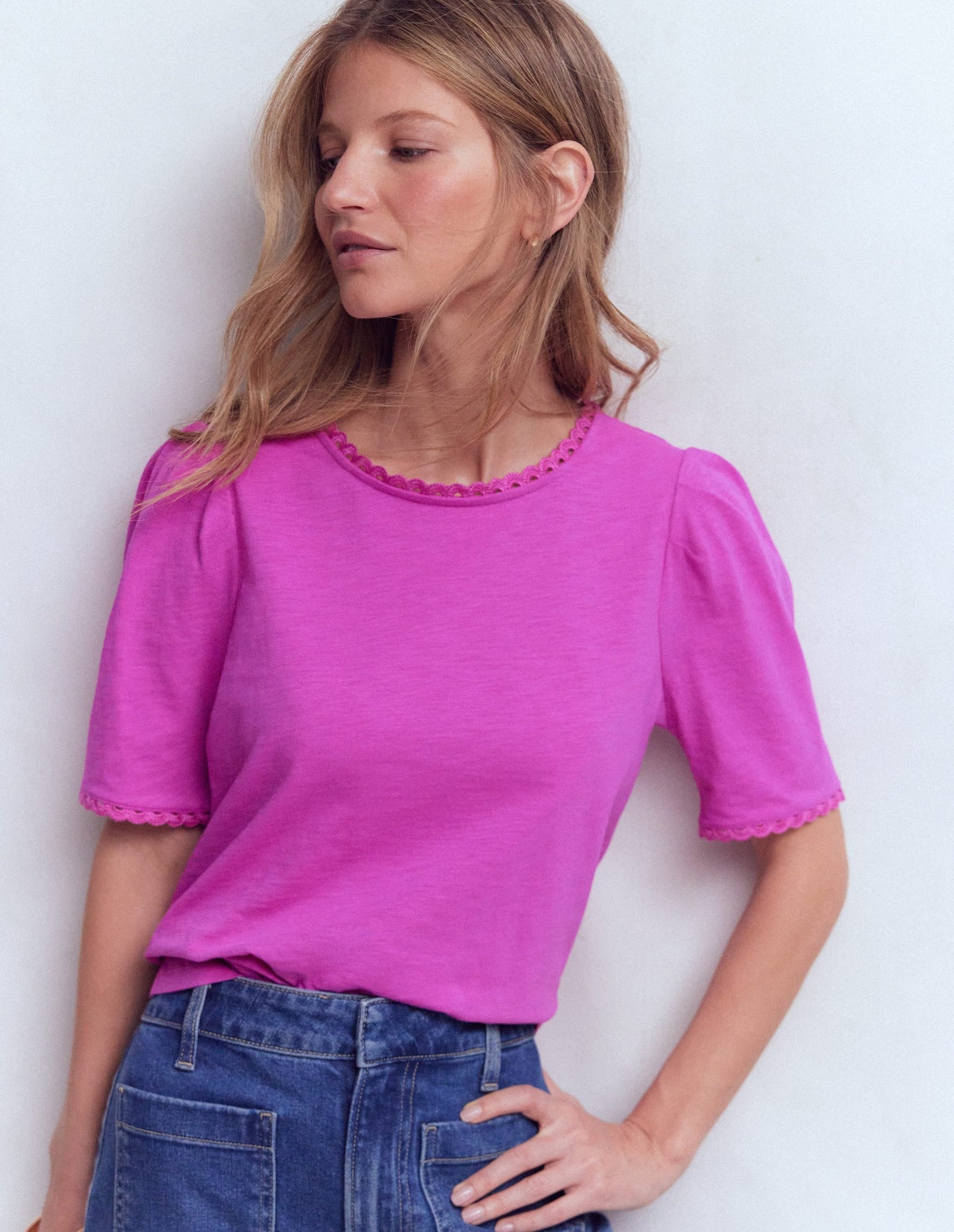 Ali Trim T-shirt-Passion Flower